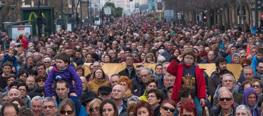 Otsaileko manifestazioa